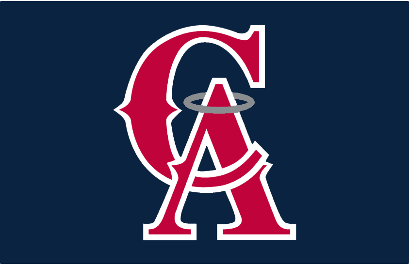 California Angels 1993-1996 Cap Logo iron on transfers for fabric